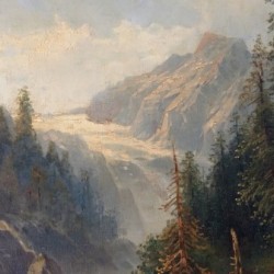 Alpines Landschaftsgemaelde